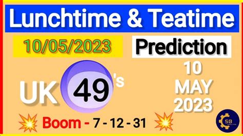 UK49s Predictions for today .